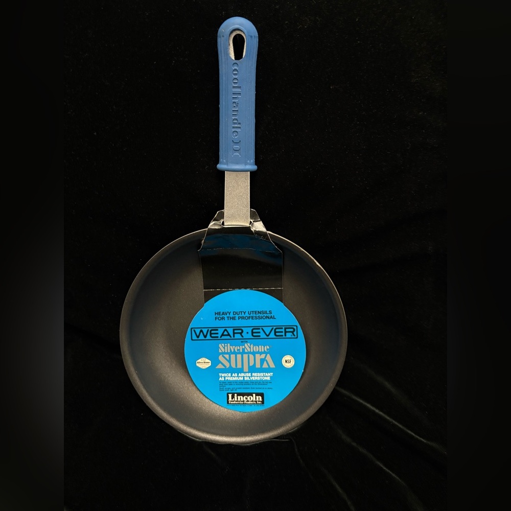 New w/ Tags Lincoln WEAR-EVER Silver Stone Supra 8-1/2” Frying Pan No.4008 Lot 2